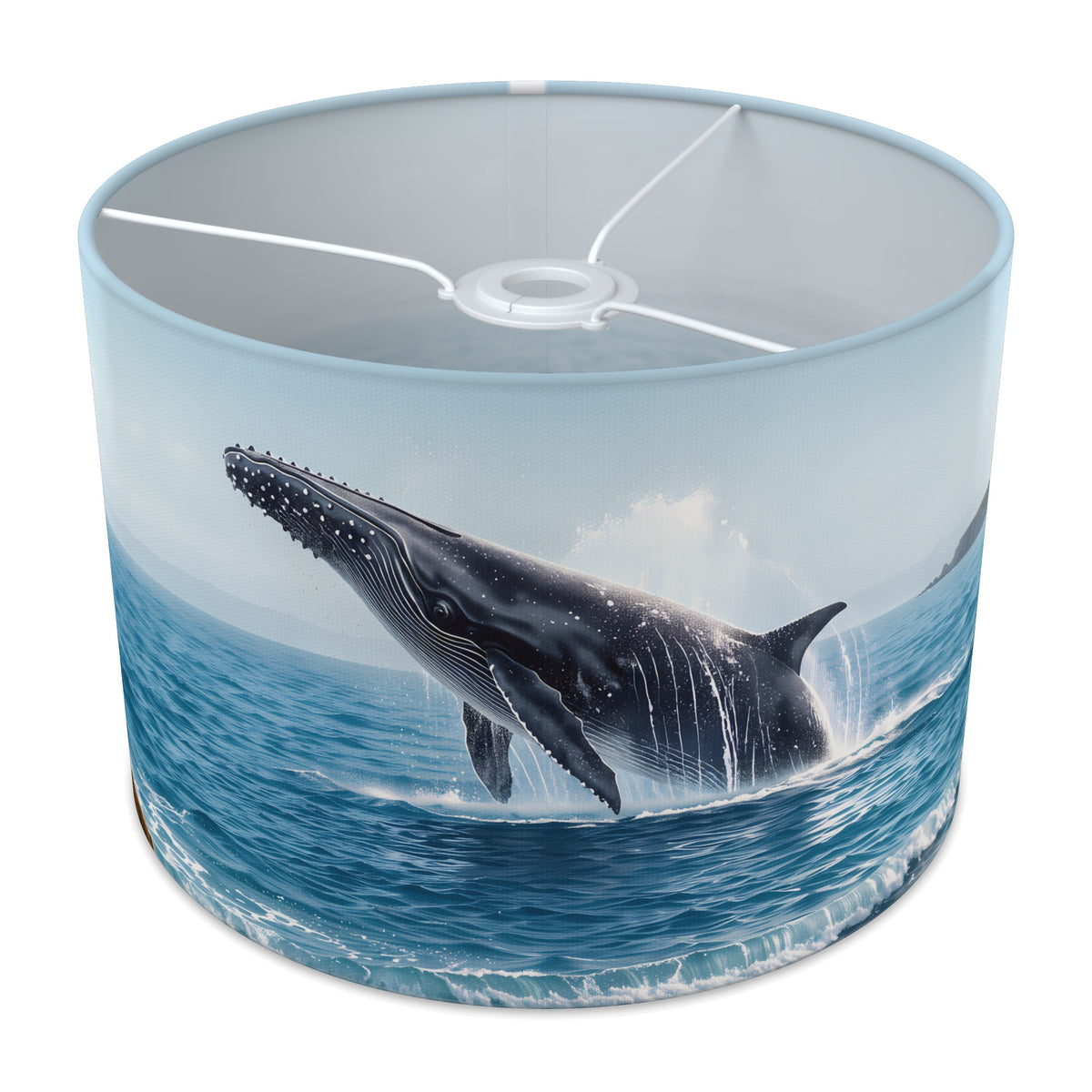 Whale Spout Whale Ocean lampshade - 30cm x 21cm Ceiling