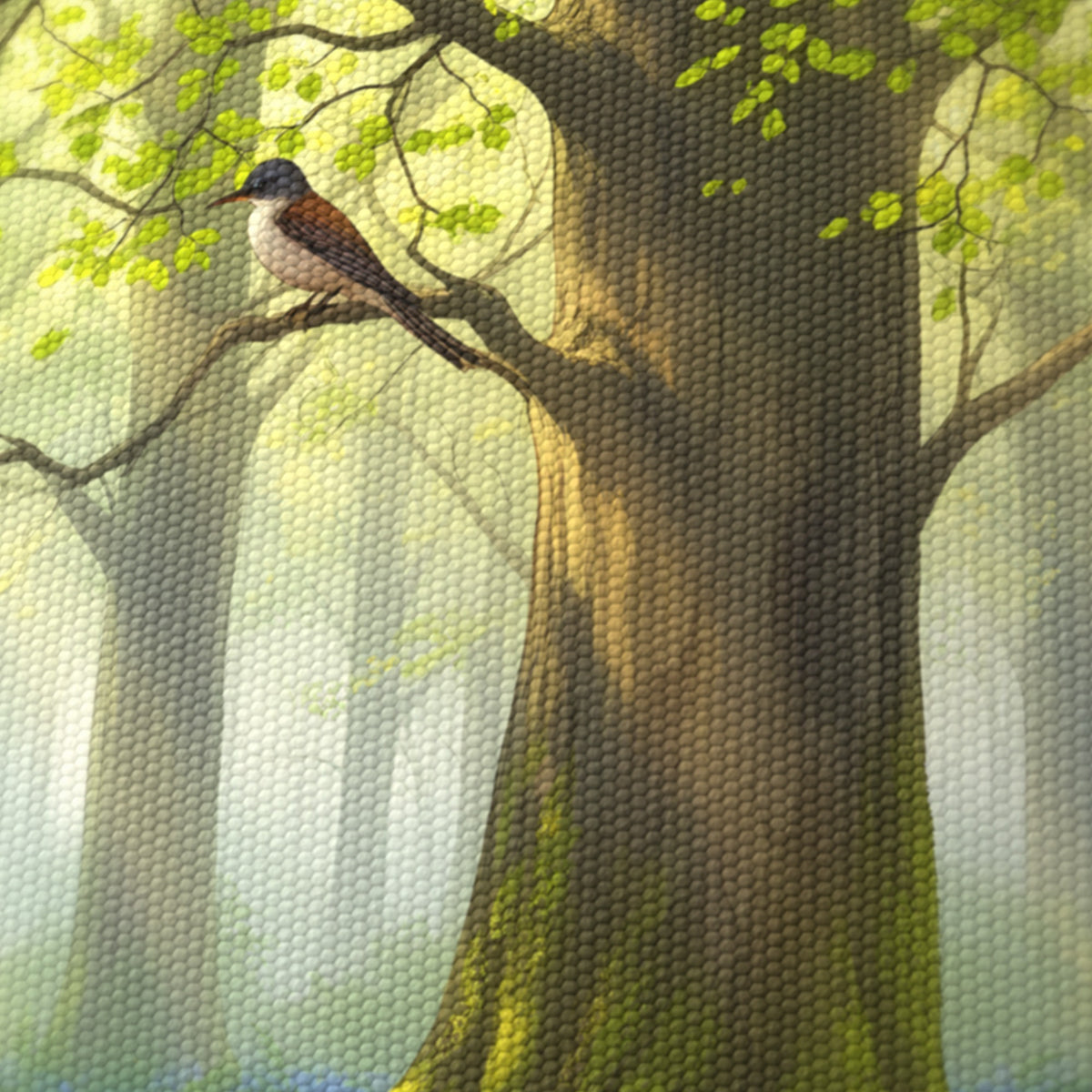 Woodland Walk wraparound lampshade - Spring Woods - photo 8