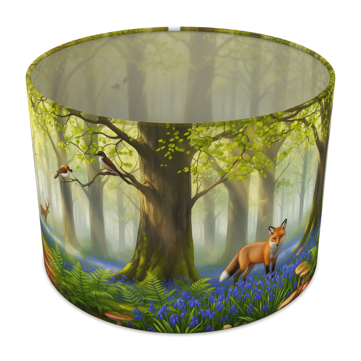 Spring Woods Woodland Walk lampshade - 30cm x 21cm Table