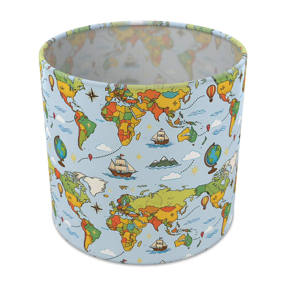 Sky World Explorer lampshade - 20cm x 18.5cm Table