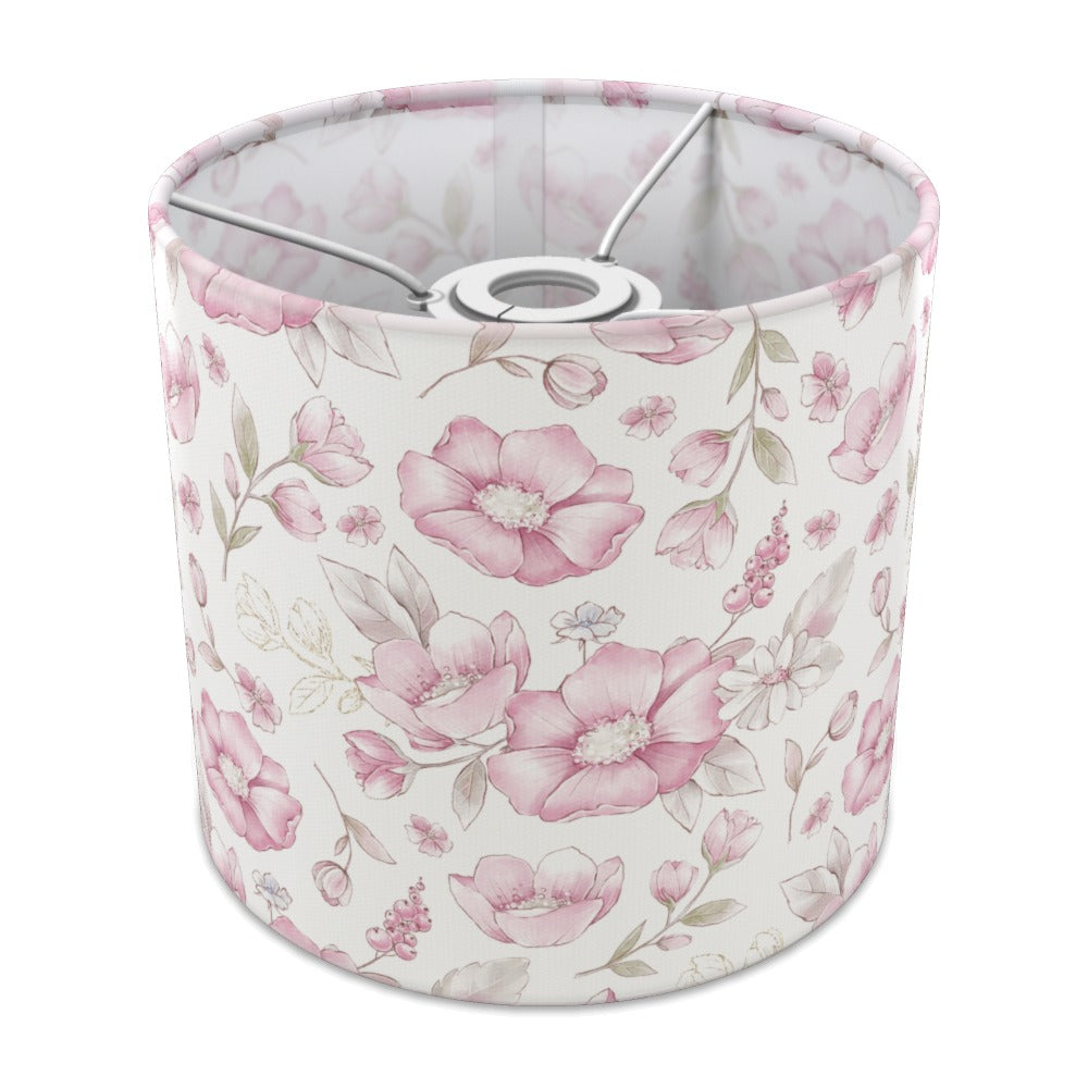Pink Floral Design lampshade - 20cm Ceiling