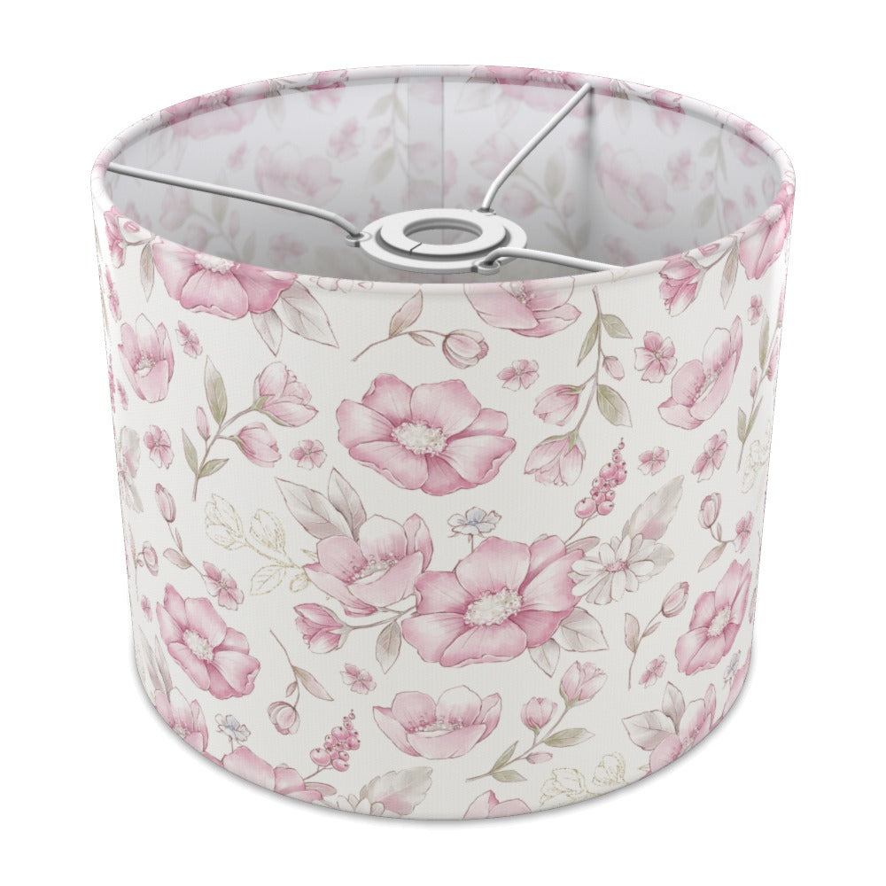 Pink Floral Design lampshade - 25cm Ceiling