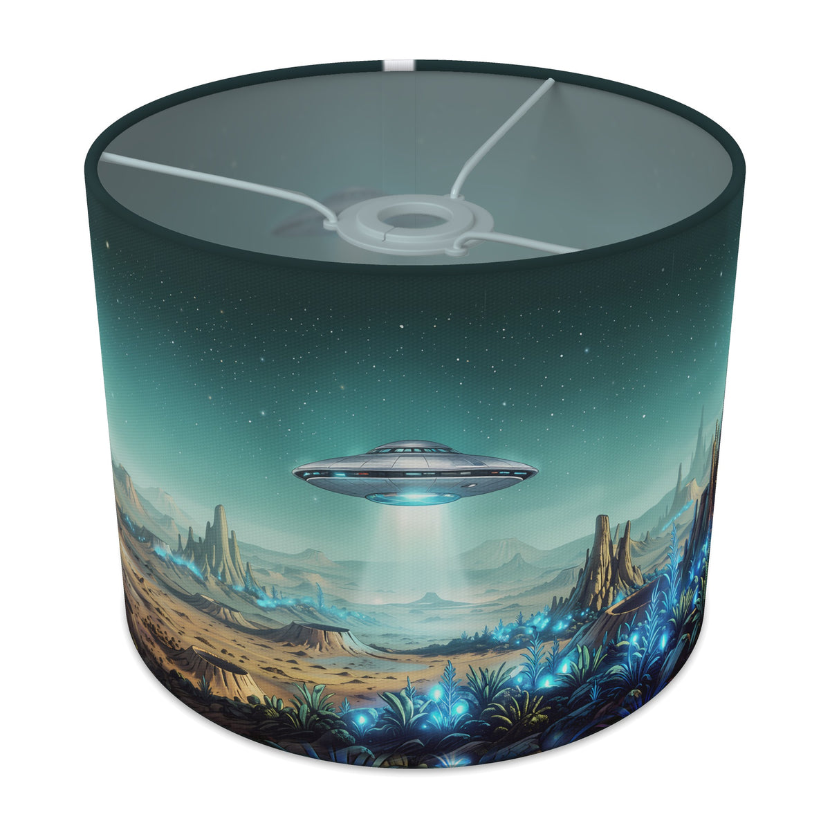 Flying Saucers Alien Planet lampshade - 25cm x 20cm Ceiling