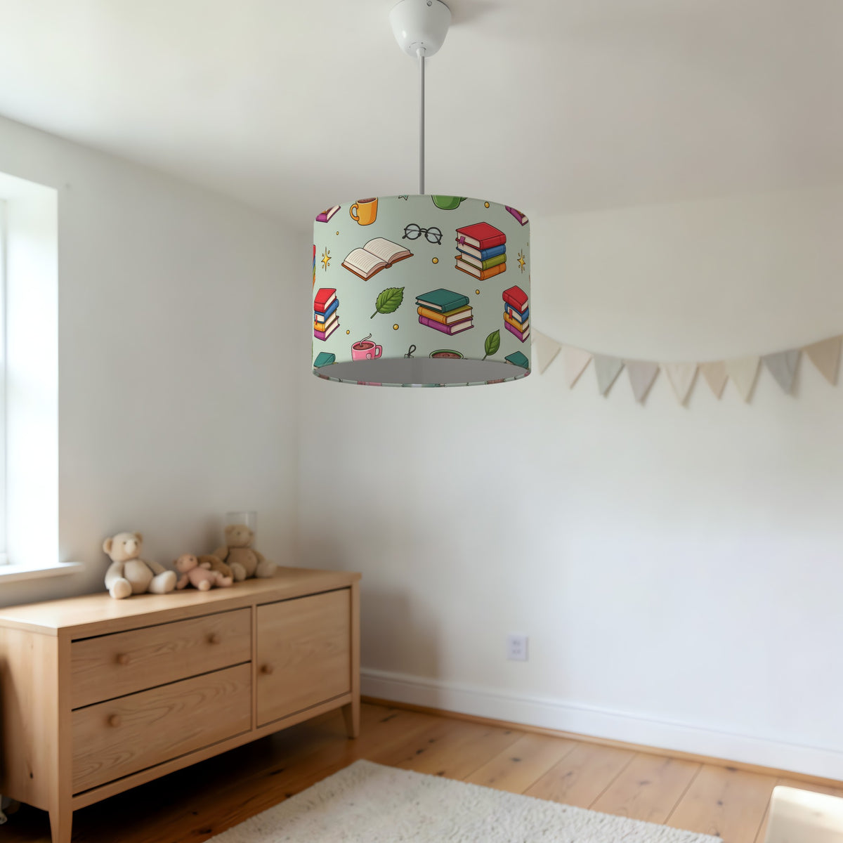 Sage Reading Nook lampshade - 20cm x 18.5cm Ceiling - photo 3