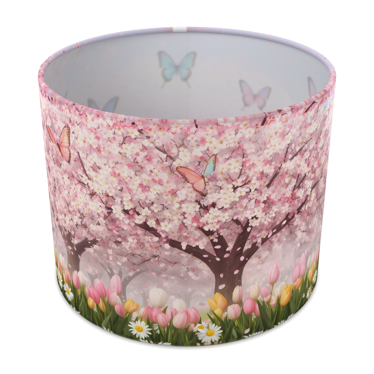 Blossom Breeze Butterfly Garden lampshade - 25cm x 20cm Table