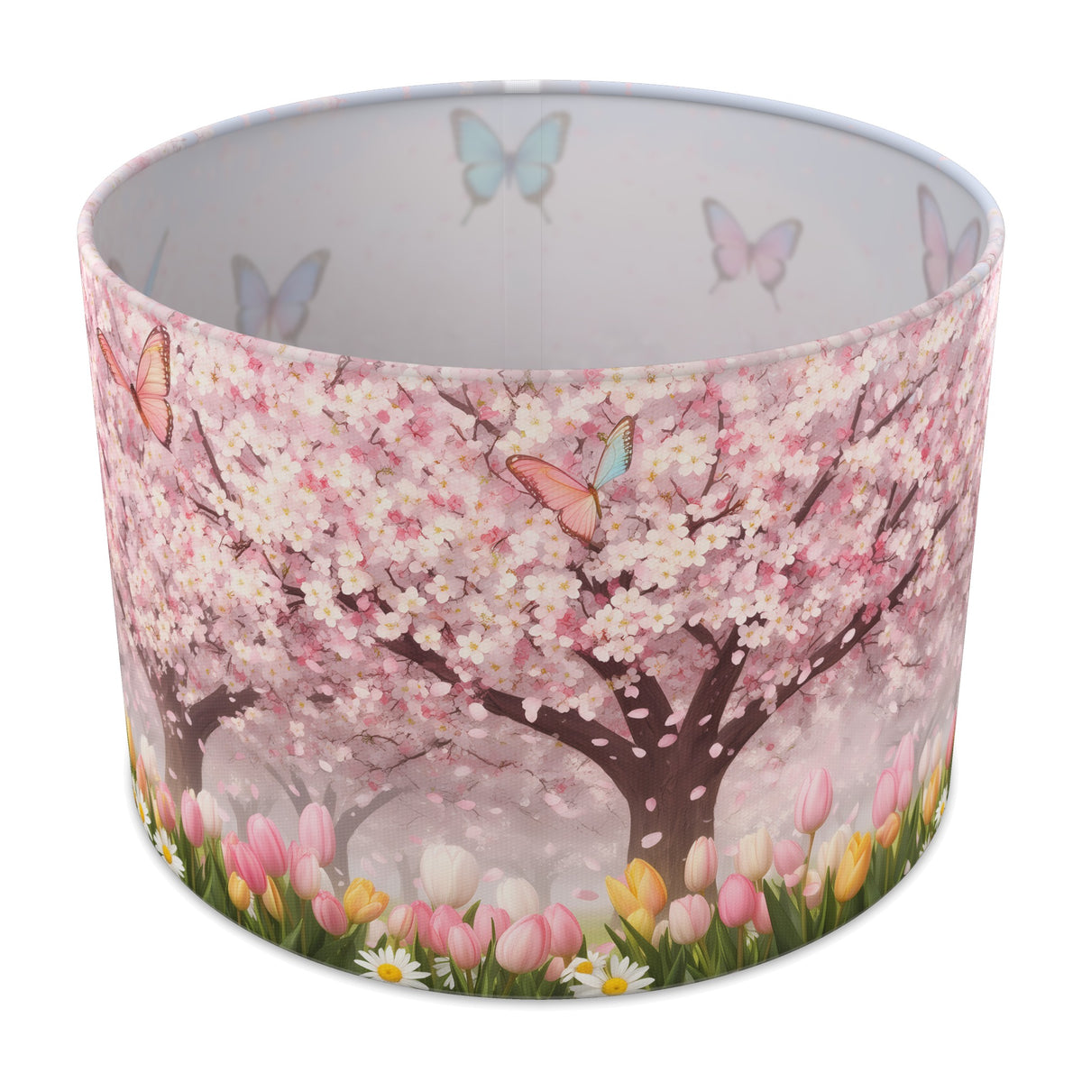 Blossom Breeze Butterfly Garden lampshade - 30cm x 21cm Table