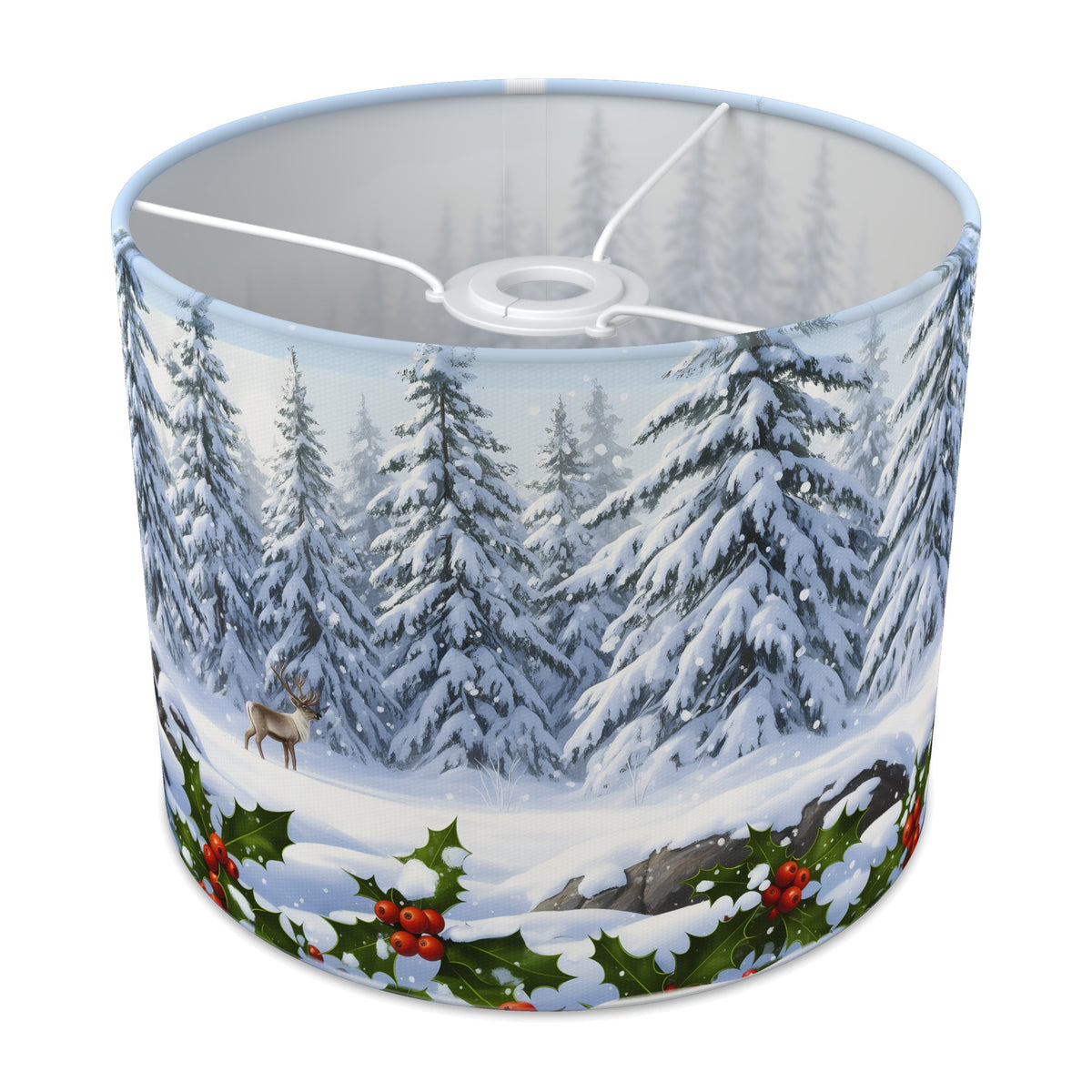 Reindeer Forest Winter Wonderland lampshade - 25cm x 20cm Ceiling