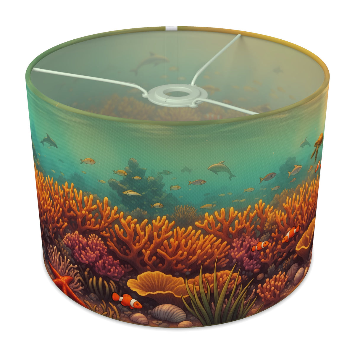 Golden Reef Coral Reef lampshade - 30cm x 21cm Ceiling