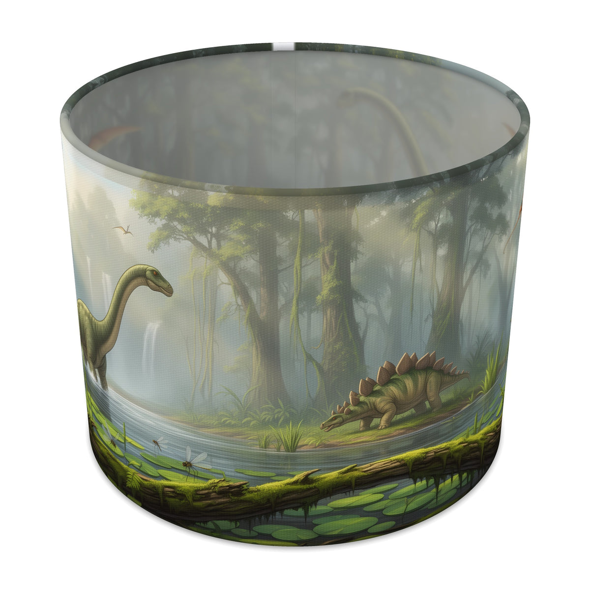 Jurassic Swamp Dinosaur World lampshade - 25cm x 20cm Table