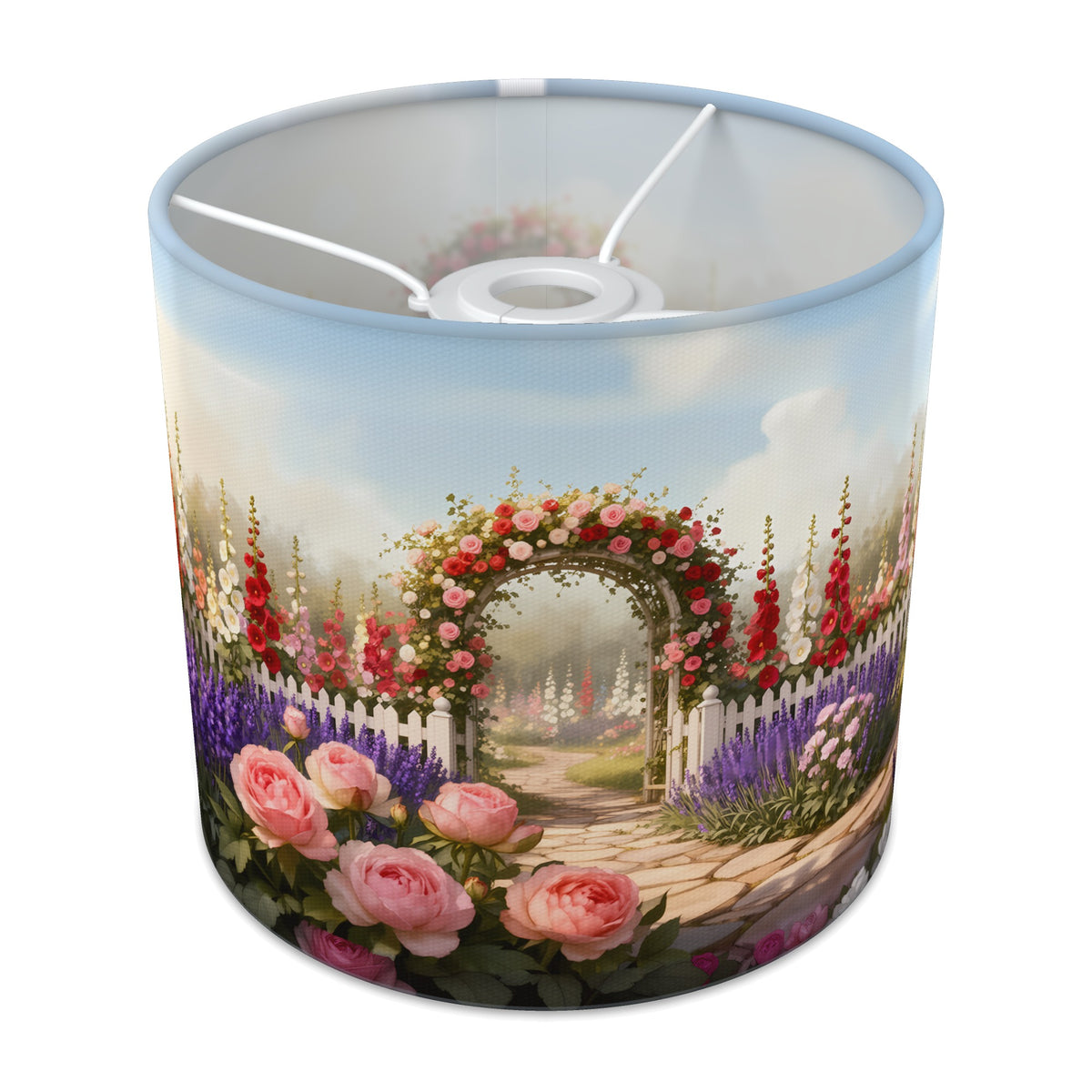 Flower Meadow wraparound lampshade - Cottage Garden