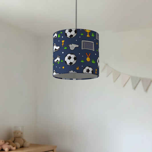 Navy Kick Off lampshade - 20cm x 18.5cm Ceiling - photo 2