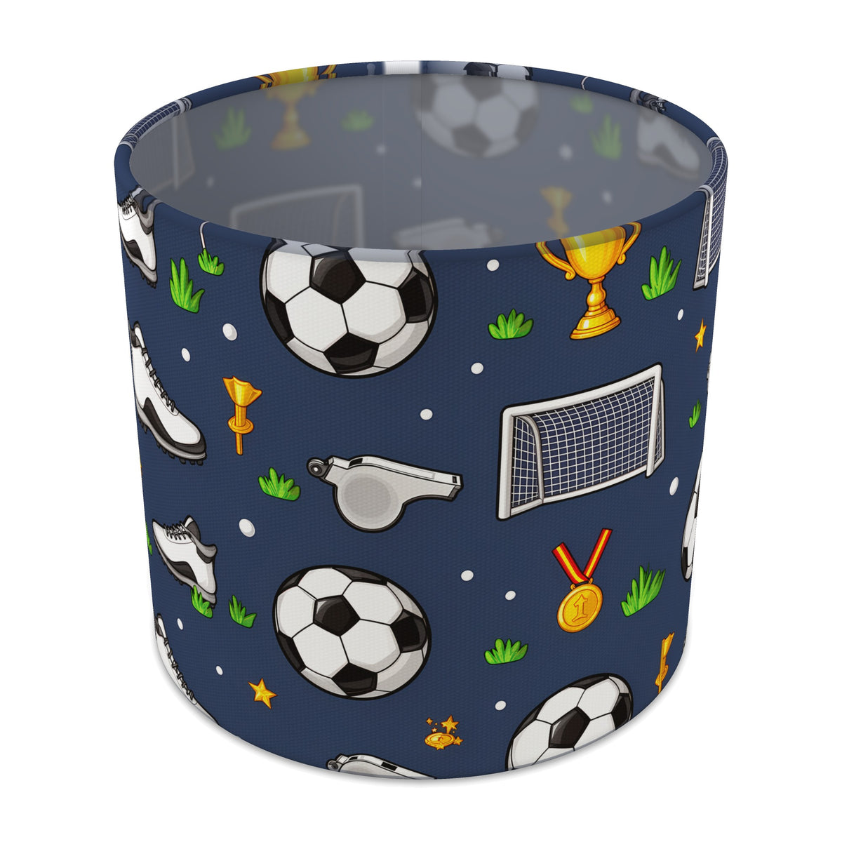 Navy Kick Off lampshade - 20cm x 18.5cm Table