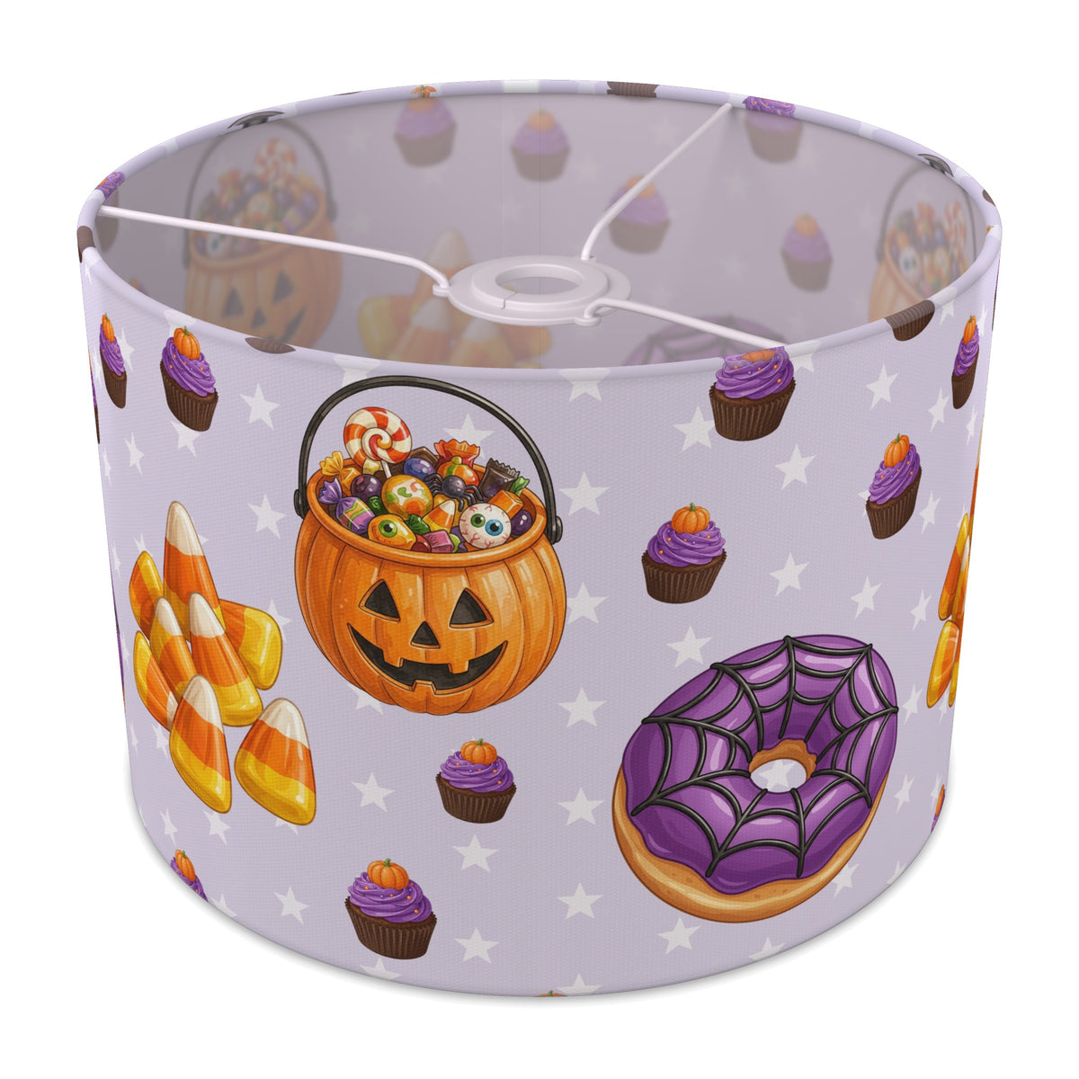 Lilac Halloween Food lampshade - 30cm x 21cm Ceiling