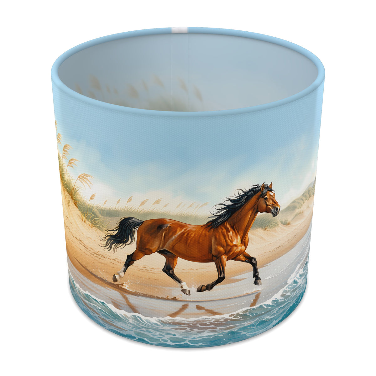 Beach Gallop Pony Meadow lampshade - 20cm x 18.5cm Table