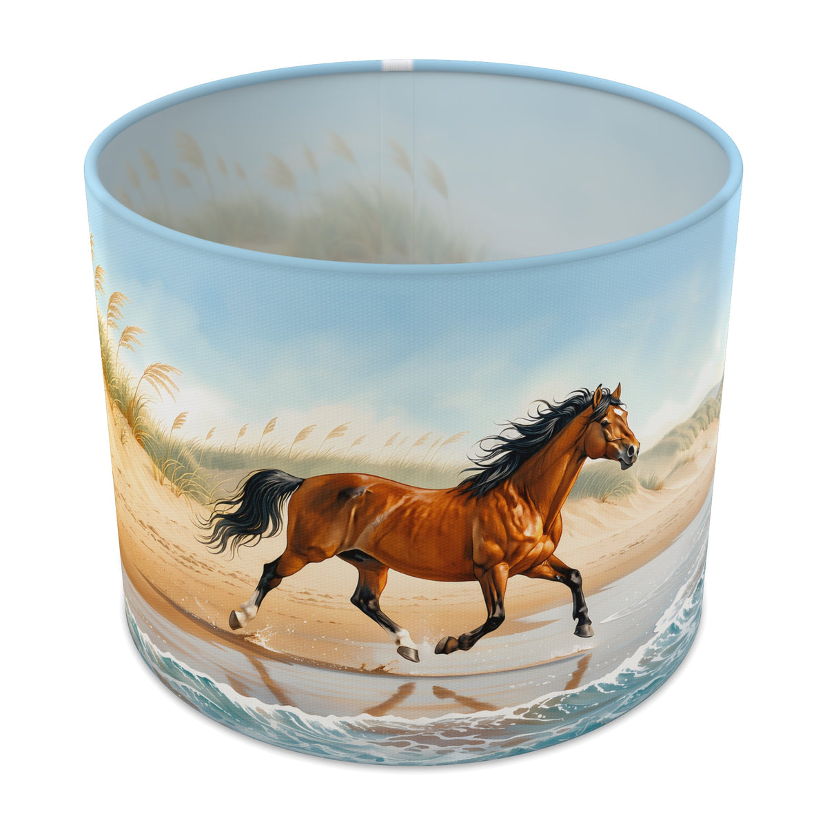 Beach Gallop Pony Meadow lampshade - 25cm x 20cm Table