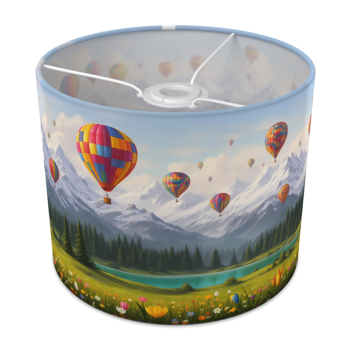 Mountain Flight Balloon Skies lampshade - 25cm x 20cm Ceiling