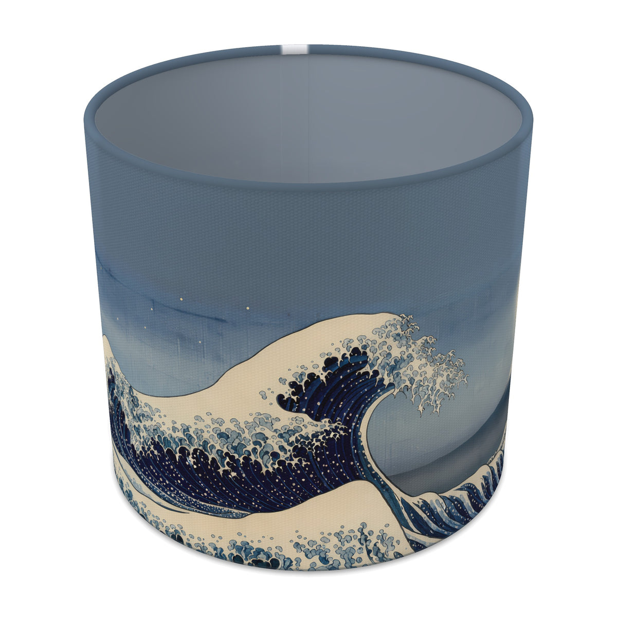 Moonlit Wave Great Wave lampshade - 20cm x 18.5cm Table