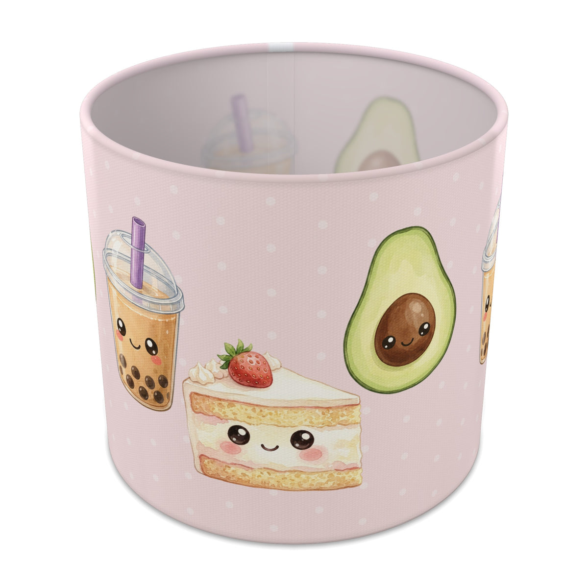Blush Kawaii Food lampshade - 20cm x 18.5cm Table
