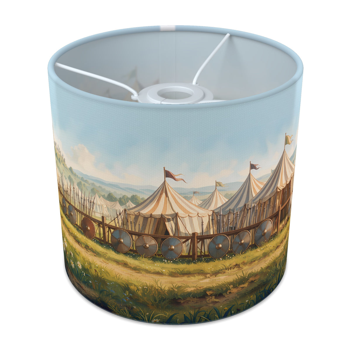 Knights Castle wraparound lampshade - Tournament Field