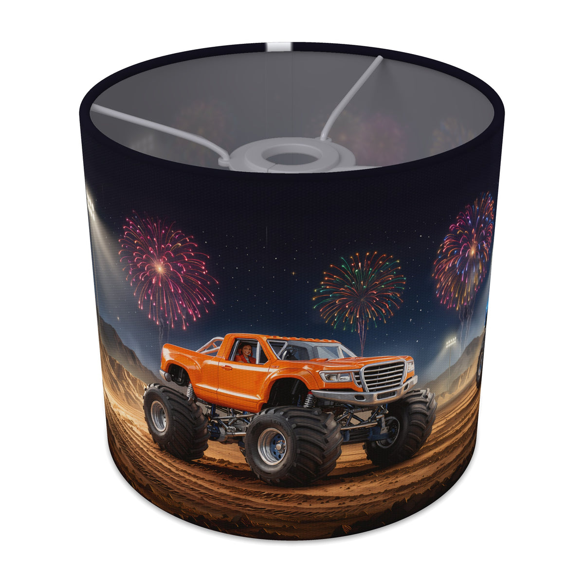 Monster Trucks wraparound lampshade - Night Show