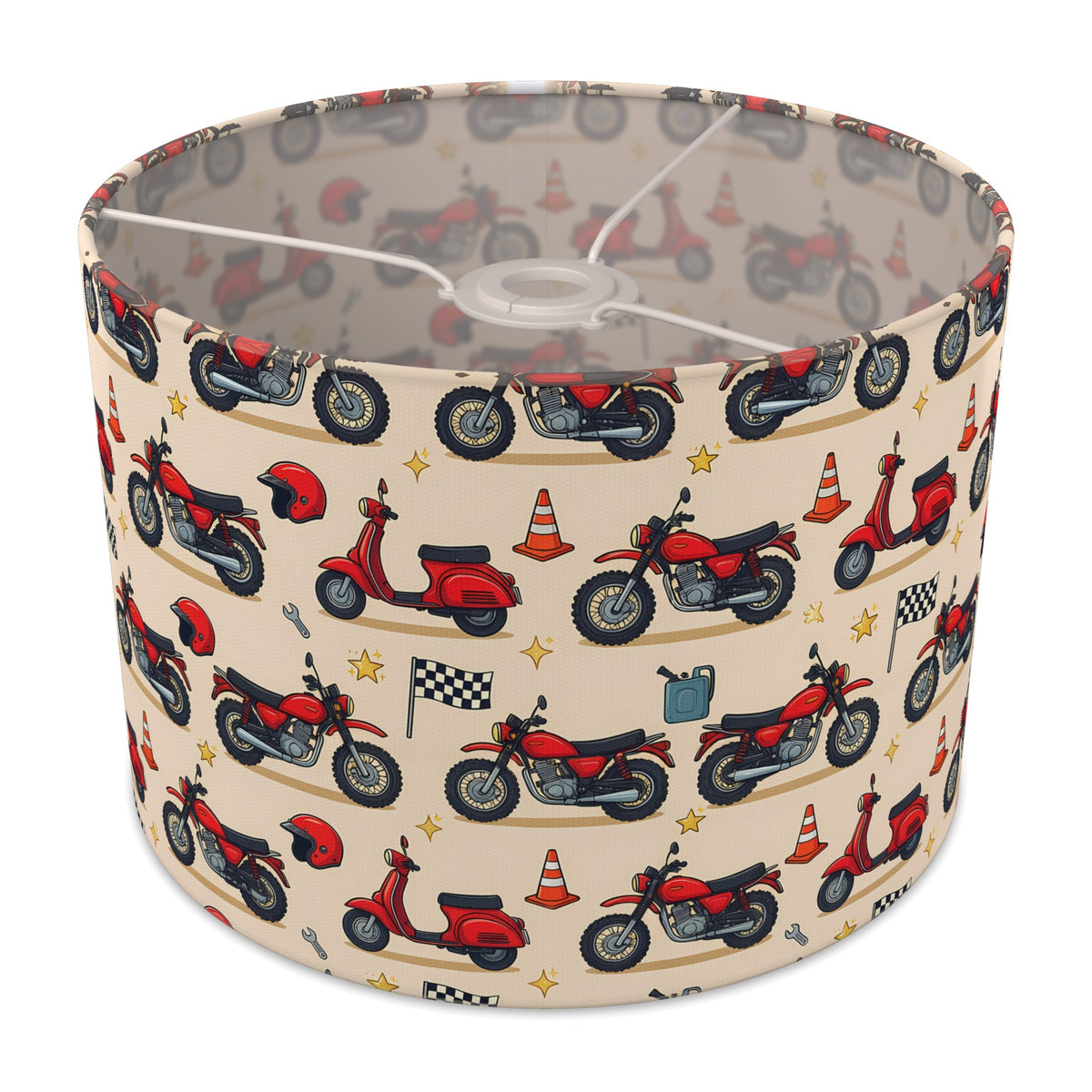 Sand Motorbike Mania lampshade - 30cm x 21cm Ceiling