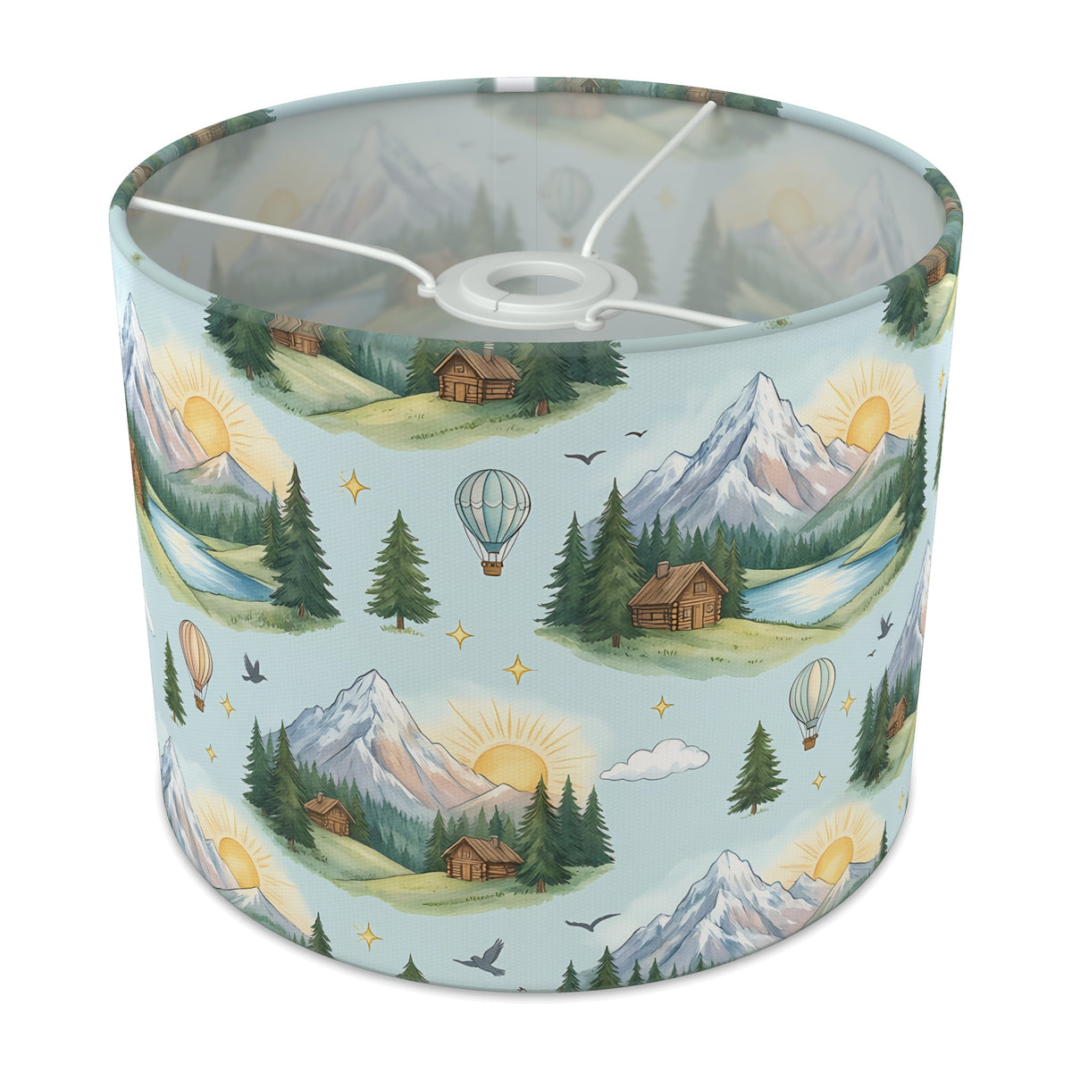 Sky Mountain Adventure lampshade - 25cm x 20cm Ceiling