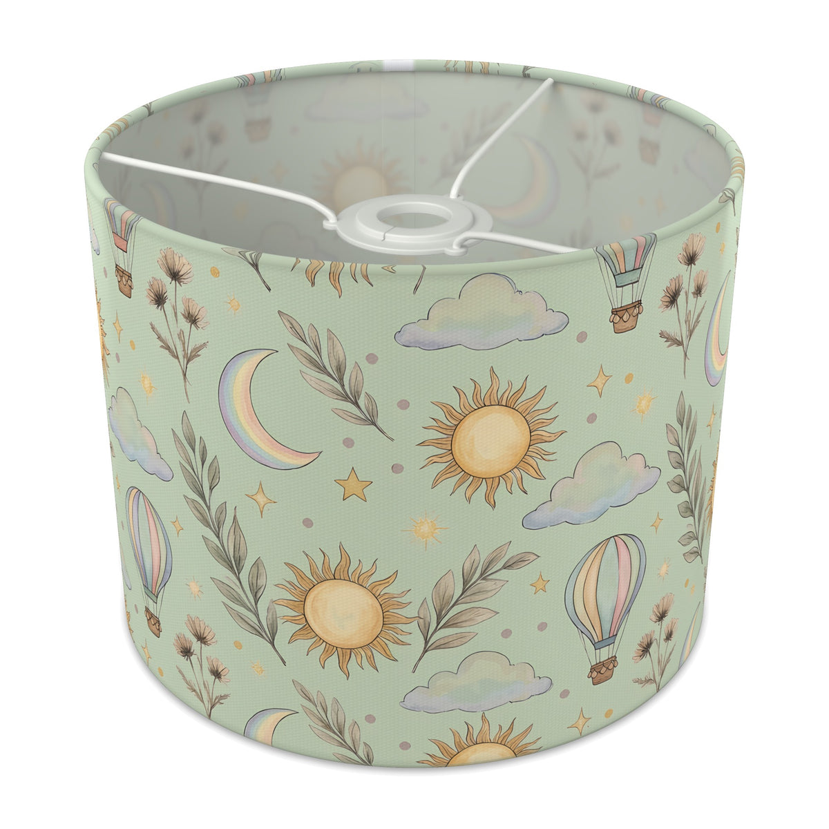 Sage Little Boho lampshade - 25cm x 20cm Ceiling