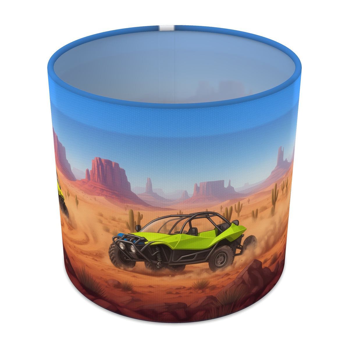 Desert Rally Speedway Panorama lampshade - 20cm x 18.5cm Table