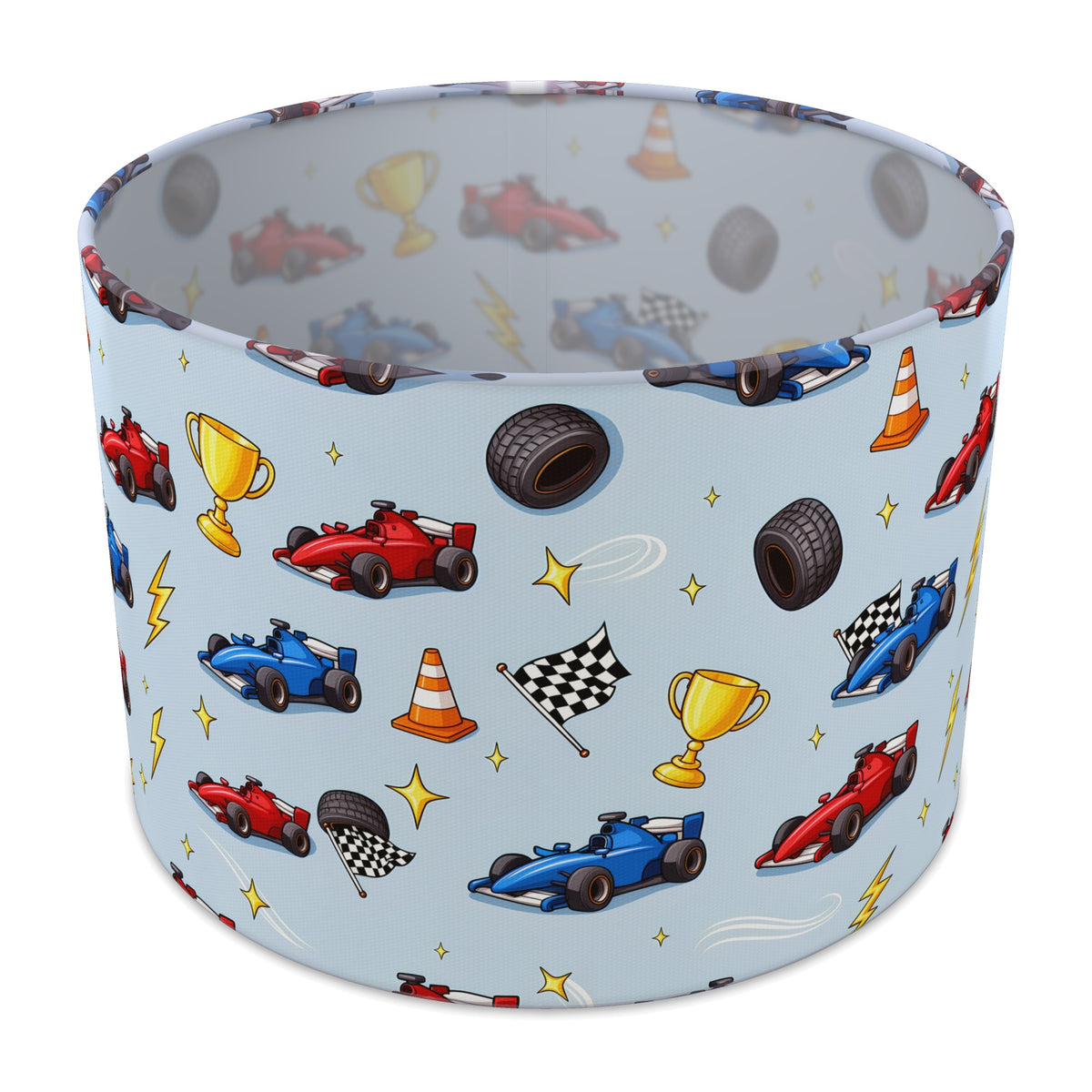 Sky Race Day lampshade - 30cm x 21cm Table