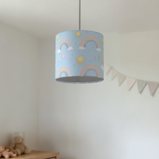 Sky Over The Rainbow lampshade - 20cm x 18.5cm Ceiling - photo 2