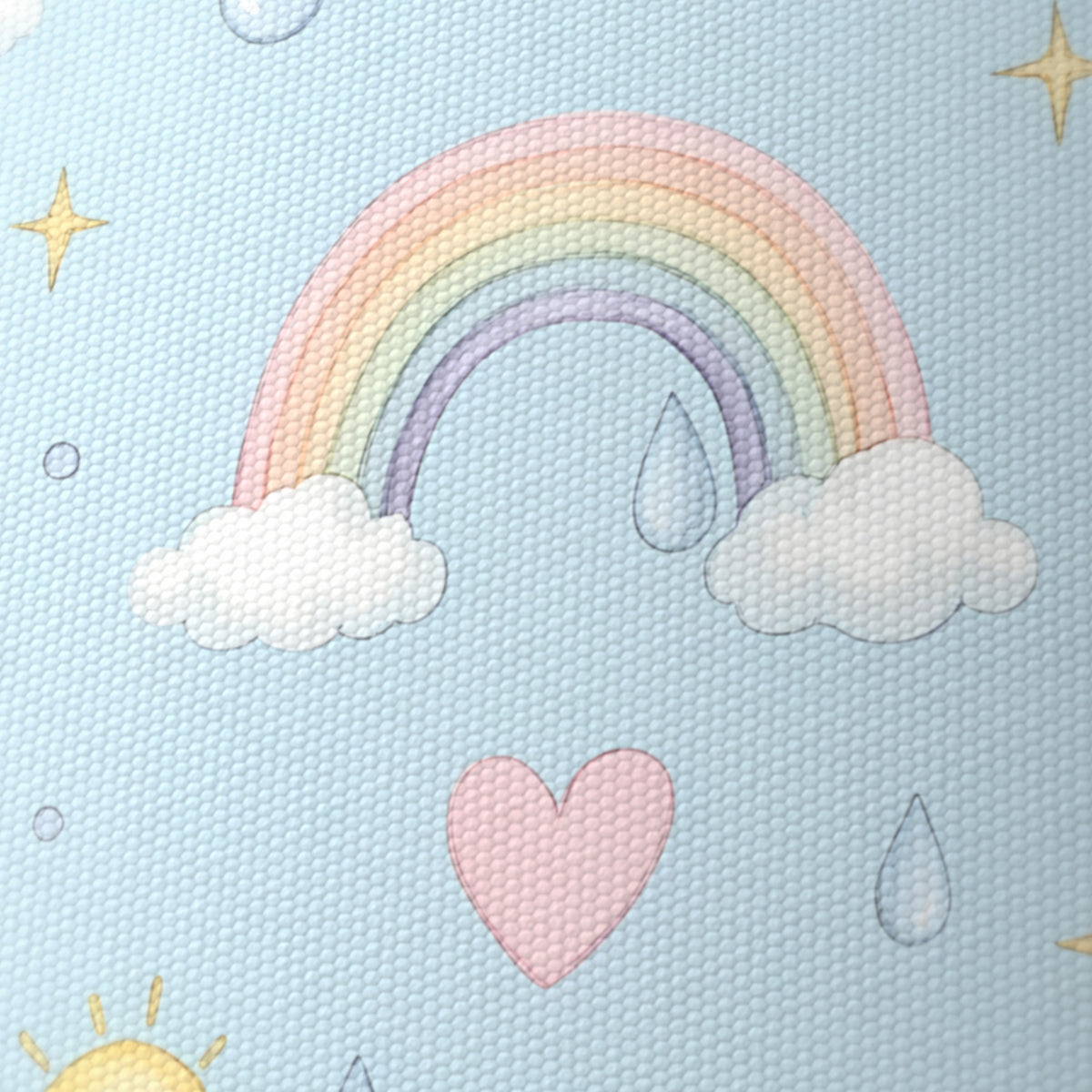 Sky Over The Rainbow lampshade - 20cm x 18.5cm Ceiling - photo 6