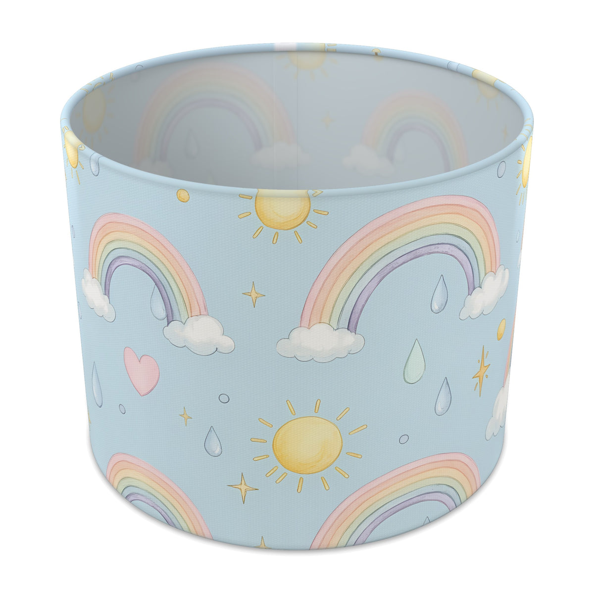 Sky Over The Rainbow lampshade - 25cm x 20cm Table