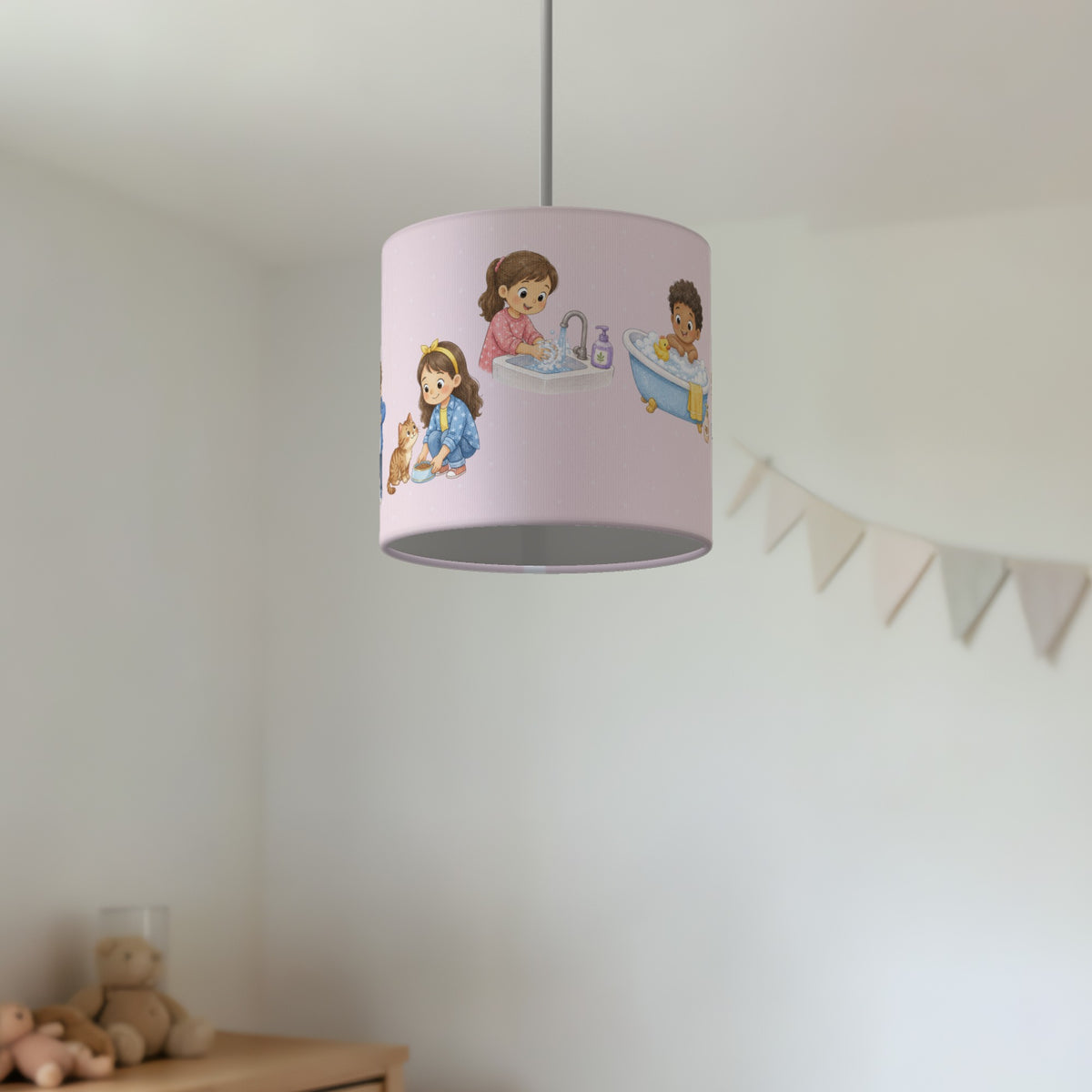 Blush Routine lampshade - 20cm x 18.5cm Ceiling - photo 2