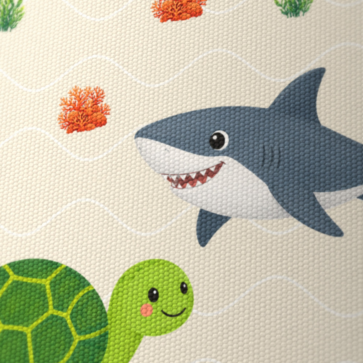 Sand Cute Sea Friends lampshade - 20cm x 18.5cm Ceiling - photo 6