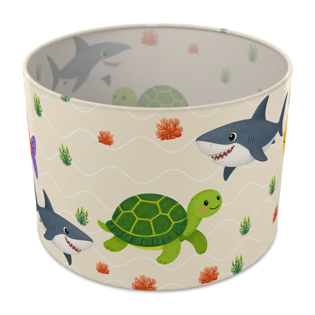 Sand Cute Sea Friends lampshade - 30cm x 21cm Table