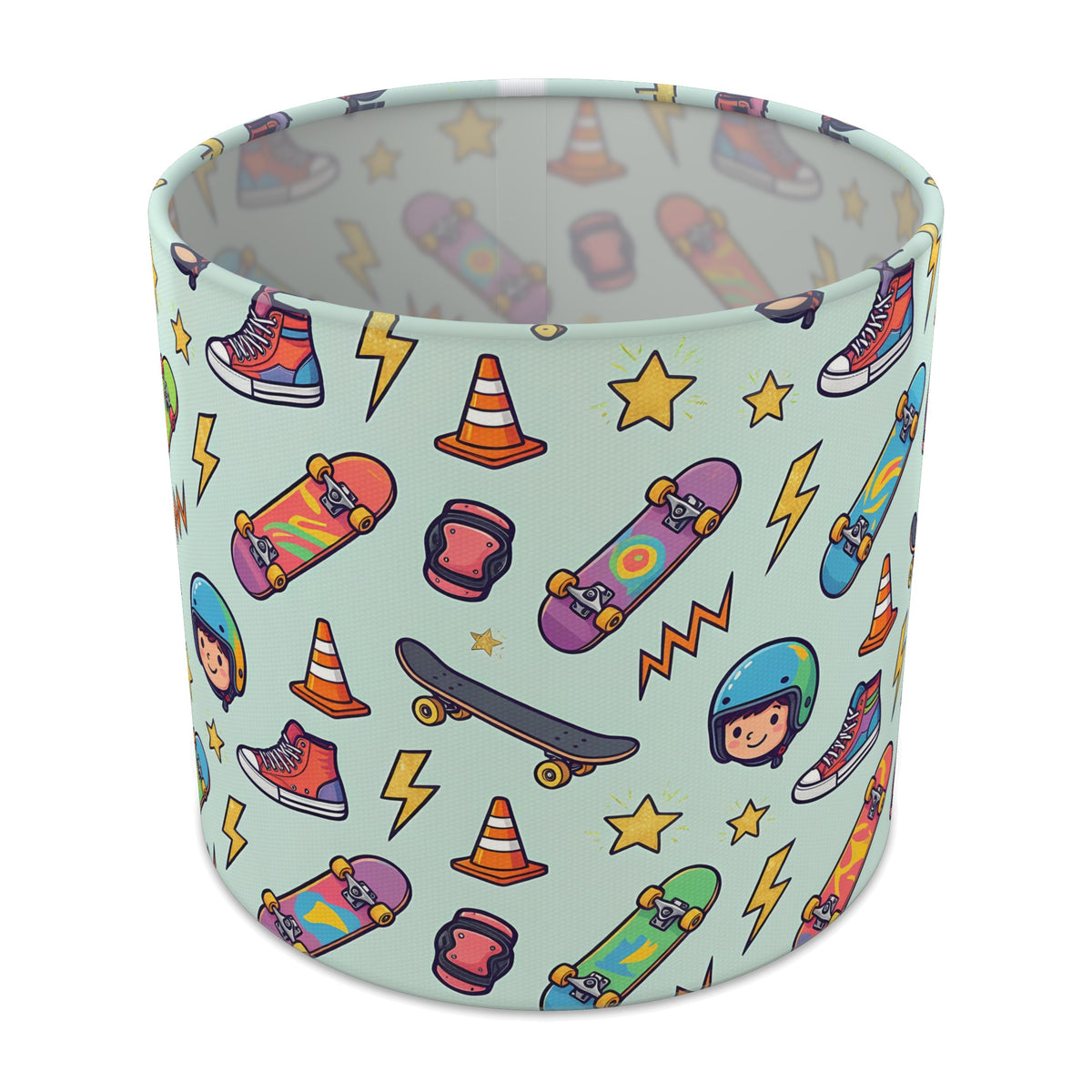 Mint Skate Crew lampshade - 20cm x 18.5cm Table