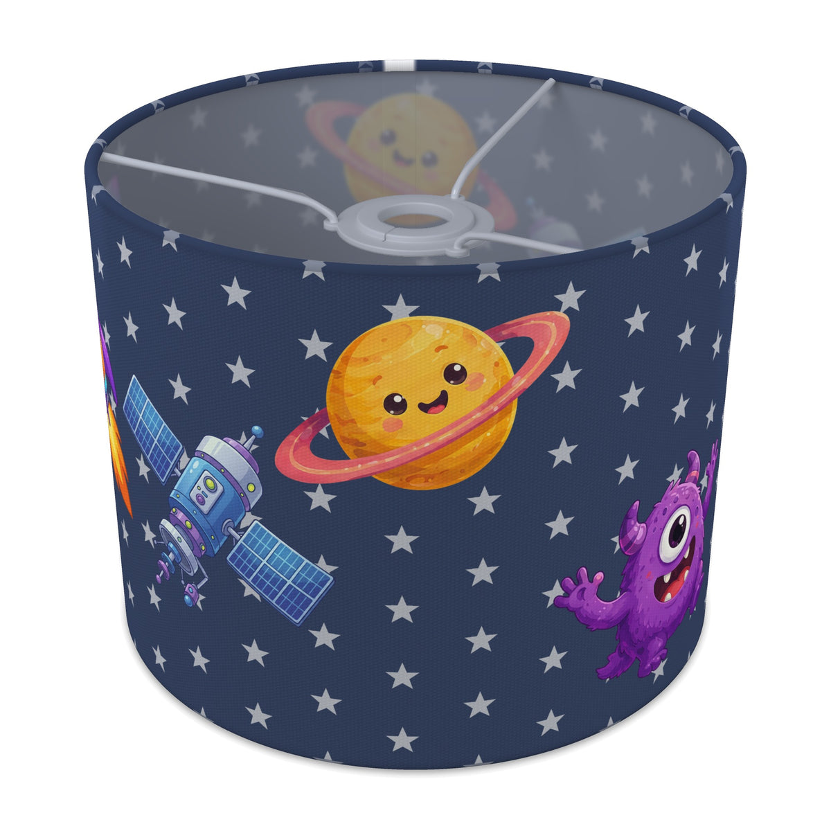 Navy Space lampshade - 25cm x 20cm Ceiling
