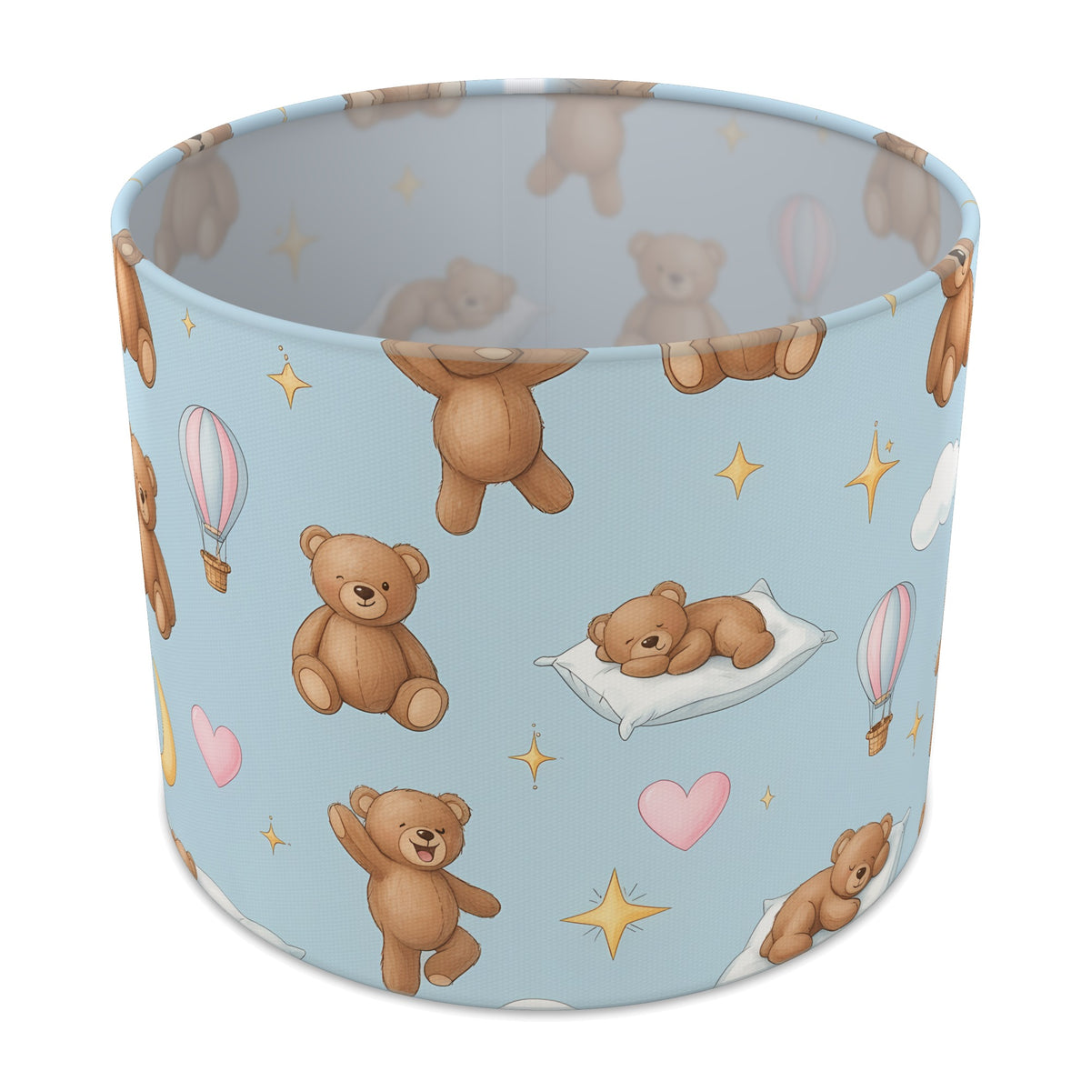 Sky Bear Hugs lampshade - 25cm x 20cm Table