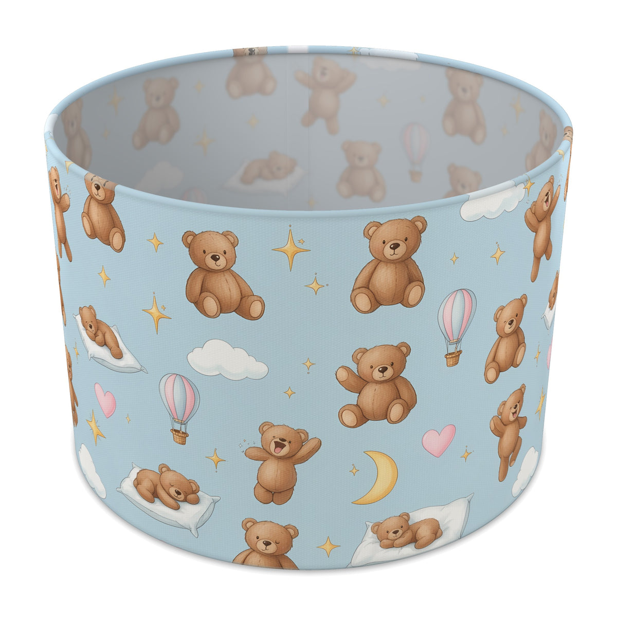 Sky Bear Hugs lampshade - 30cm x 21cm Table