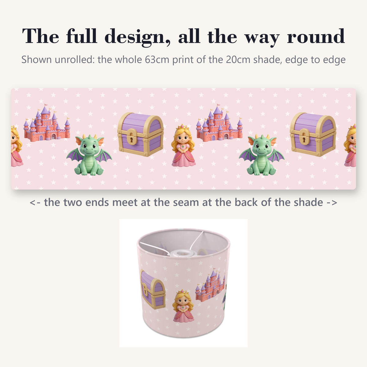 Blush Toys lampshade - 20cm x 18.5cm Ceiling - photo 9