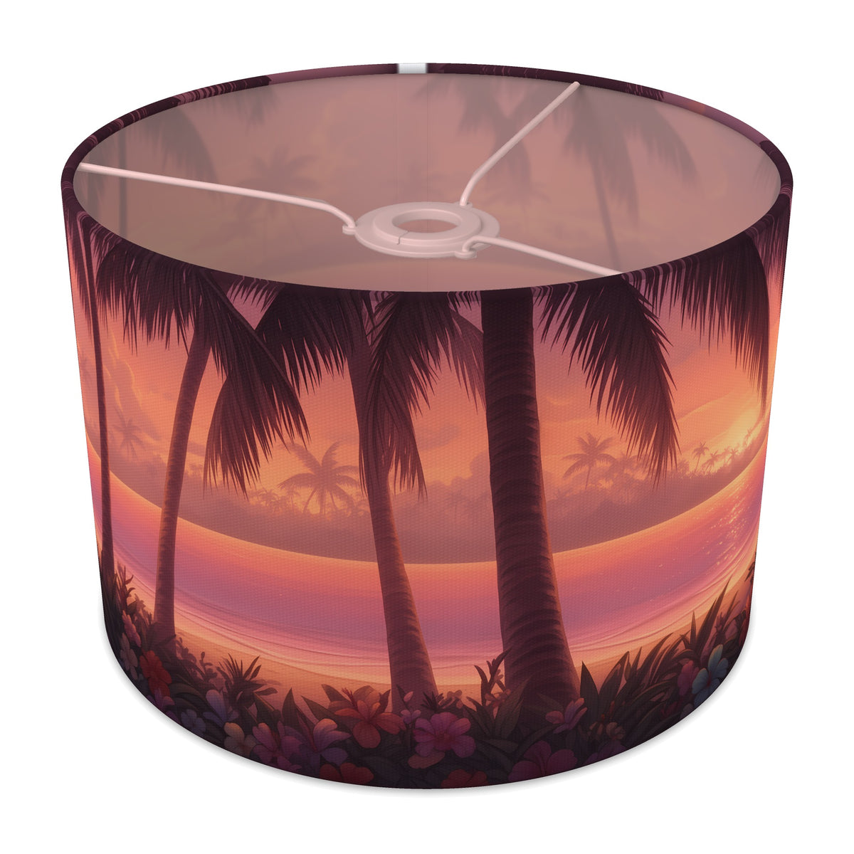 Island Sunset Tropical Island lampshade - 30cm x 21cm Ceiling