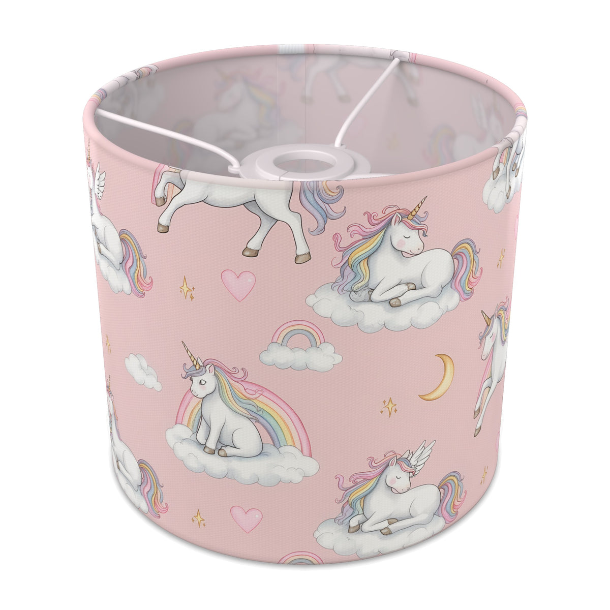 Blush Unicorn Dreams lampshade - 20cm x 18.5cm Ceiling - main photo