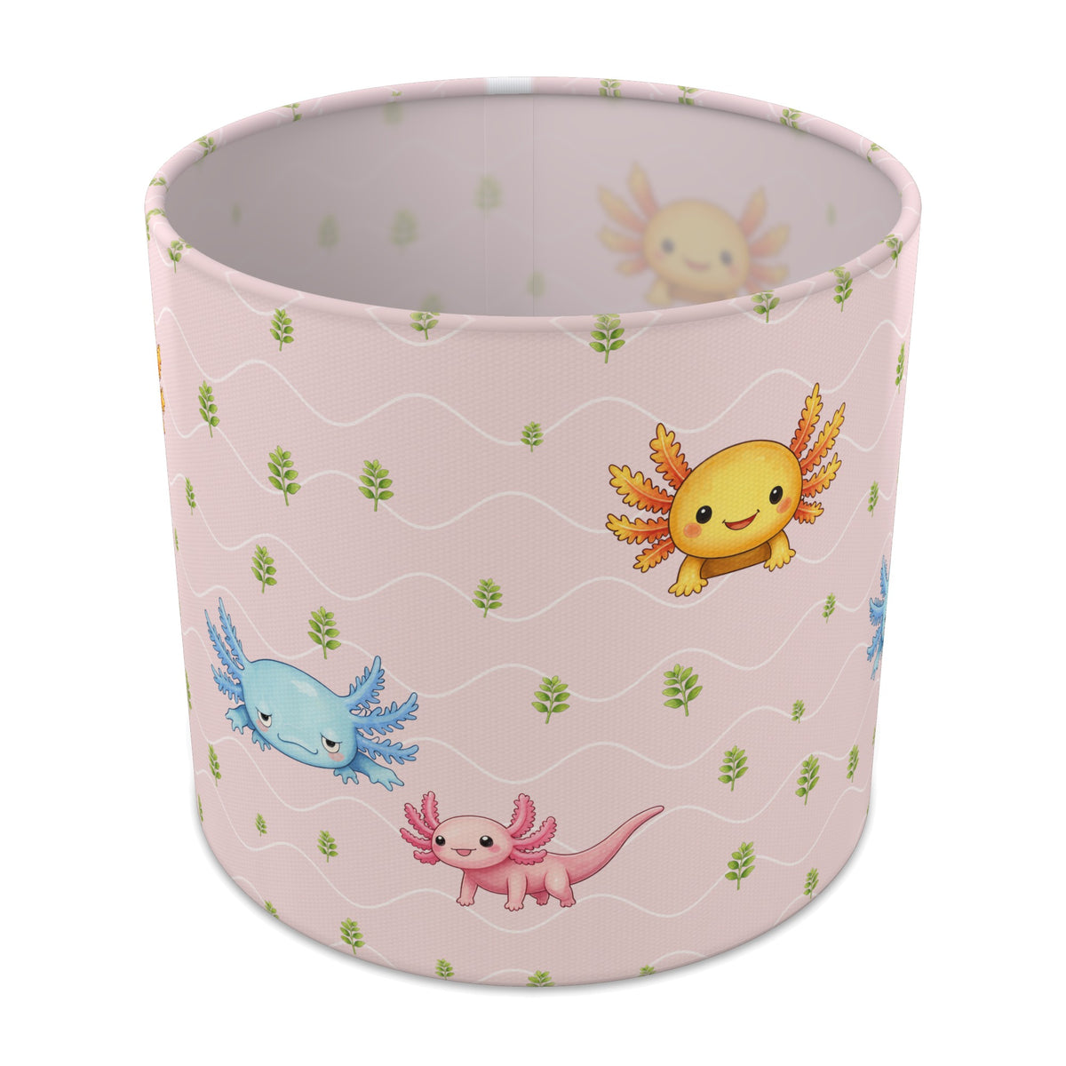 Blush Axolotl Lagoon lampshade - 20cm x 18.5cm Table
