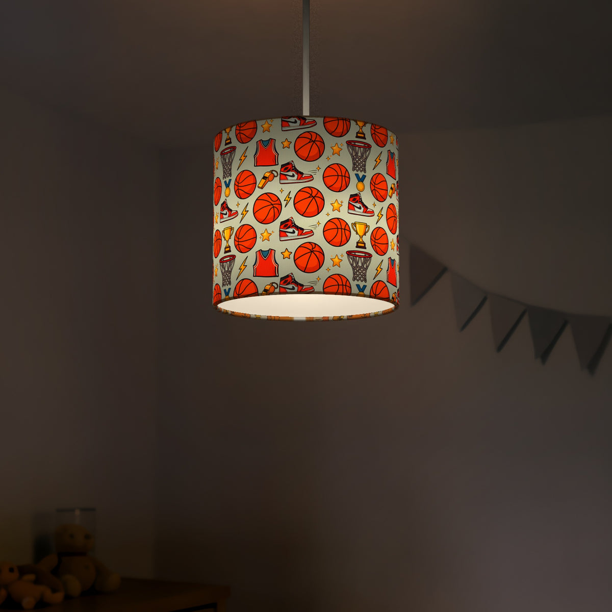 Sky Basketball Kids lampshade - 20cm x 18.5cm Ceiling - photo 5