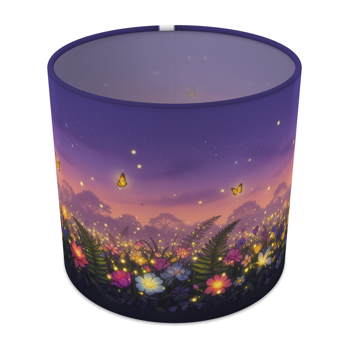 Twilight Wings Butterfly Garden lampshade - 20cm x 18.5cm Table