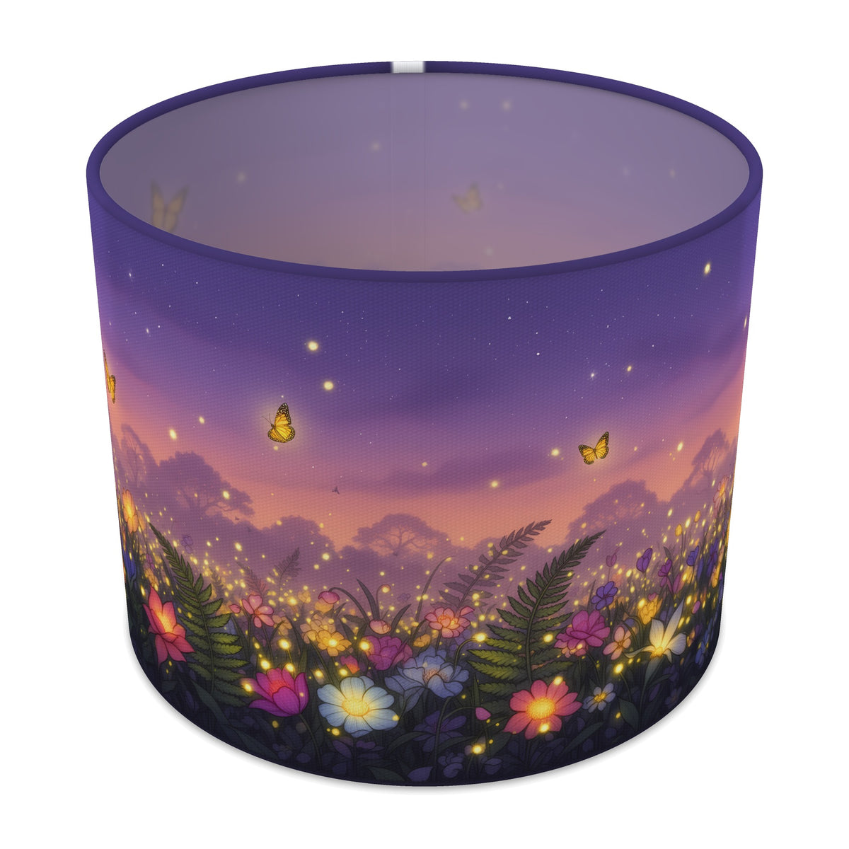 Twilight Wings Butterfly Garden lampshade - 25cm x 20cm Table