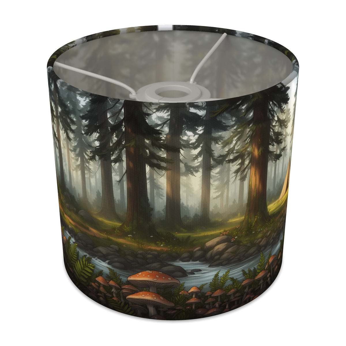 Camping Adventure wraparound lampshade - Forest Trail
