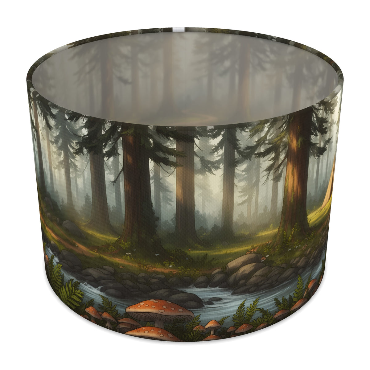 Forest Trail Camping Adventure lampshade - 30cm x 21cm Table