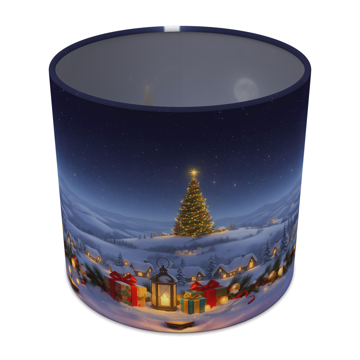 Christmas Eve Winter Wonderland lampshade - 20cm x 18.5cm Table
