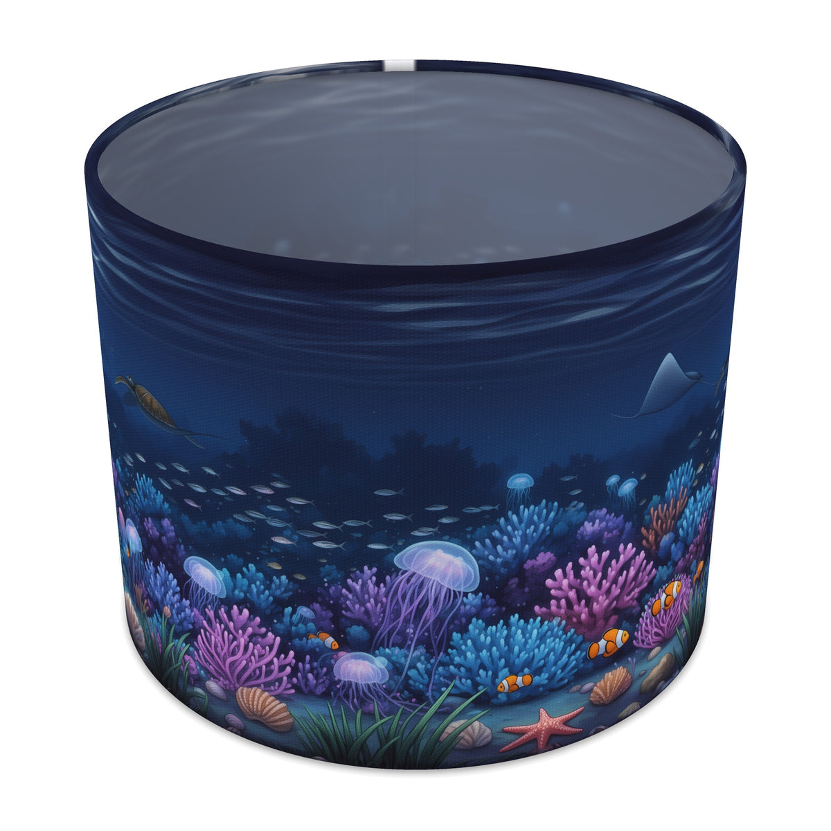 Moonlit Reef Coral Reef lampshade - 25cm x 20cm Table